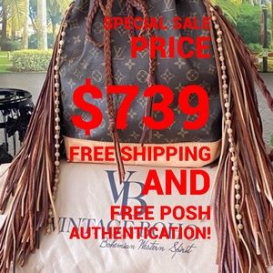 Louis Vuitton Vintage Boho Noe Bag